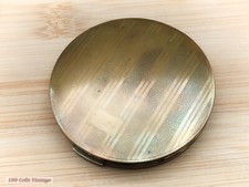 Stratton Art Deco Gold Tone- Vintage Make Up/Powder Compact-1re