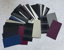 genuine volkswagen, Audi interior fabric samples, from dealer display- very rare