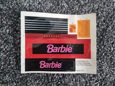 1998 BARBIE PORSCHE BOXSTER Red Sport Car CONVERTIBLE MATTEL ( STICKERS ONLY )