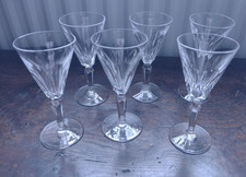 Six Waterford Crystal Pedestal