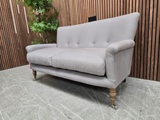 Sofa.com Alderney 2 Seat Sofa In Graphite Smart Cotton RRP-£1210