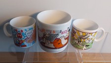 Vintage 90s Mugs Job Lot Bundle Flintstones The Magic Roundabout And Bugs Bunny