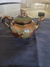 Vintage bronze lustre teapot