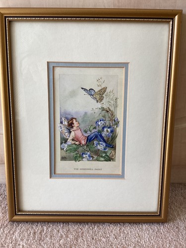 Vintage flowers fairies - flowers, &