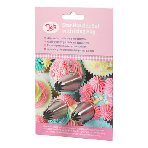 Tala star nozzles with icing - with,