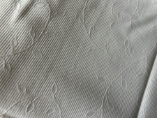 Large Cream Poly/Cotton Table Cloth Size 62” x 87”