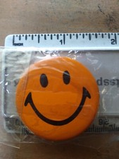 Vintage 1971 Orange Smiley