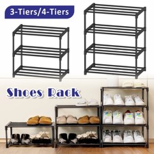 Metal Shoe Rack Stand 3 4 tier
