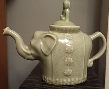 Celadon Green Vintage Teapot