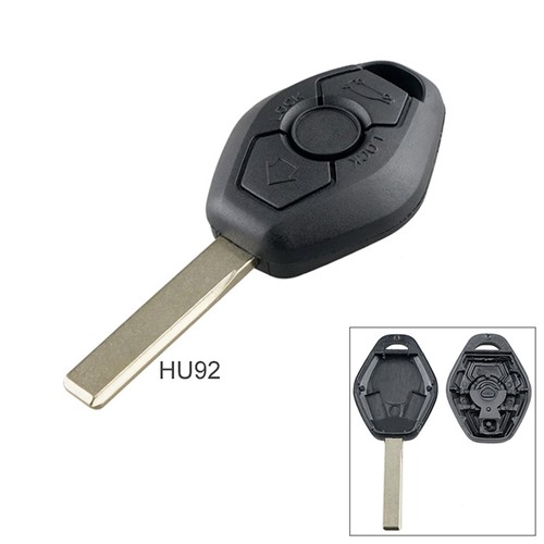 Button remote key fob case - key,