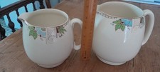 Two Art Deco? Crownford, Burslem Jugs.
