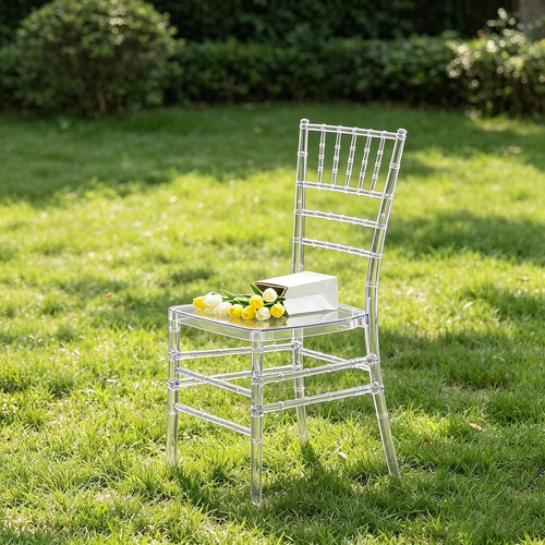 Clear acrylic chiavari chairs - clear,