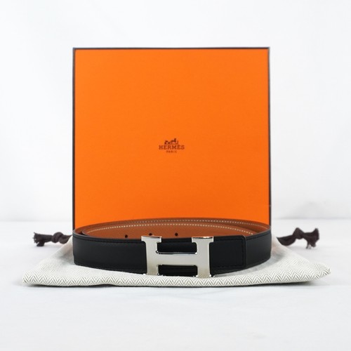 Hermes reversible leather belt - reversible,