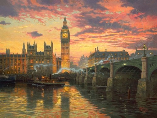Thomas kinkade london - kinkade,
