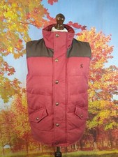 Tom Joules Outerwear red quilted Vest Gilet. UK men's size Medium
