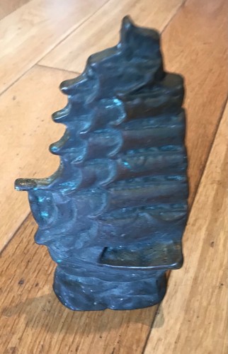 Vintage brass galleon - galleon, bookend