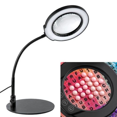 10x magnifying glass with - glass,