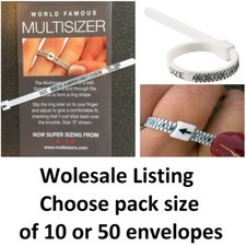 Plastic Multi Sizer UK Ring