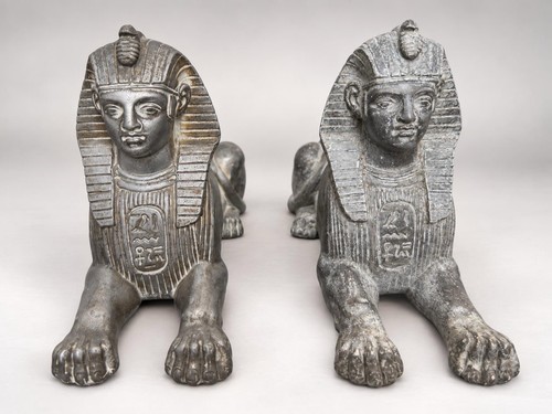 Pair antique egyptian revival - pair,