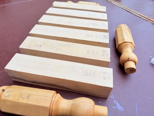 6no english boxwood - , chisel