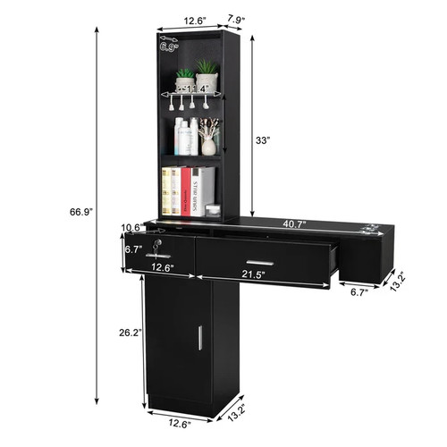 Omysalon wall mount beauty - wall,