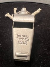antique silver whistle the acme thunderer