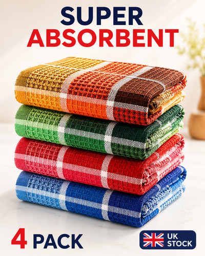 Pack waffle tea towels - pack,
