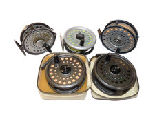5 alloy trout fly reels Rimfly Kingsize, & Regular & Gearfly & Roddy & Rio line