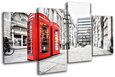 London Phonebox Red City MULTI
