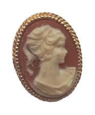 Vintage Art Nouveau Gold Cameo