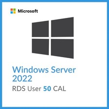 50 RDS User CAL Windows Server
