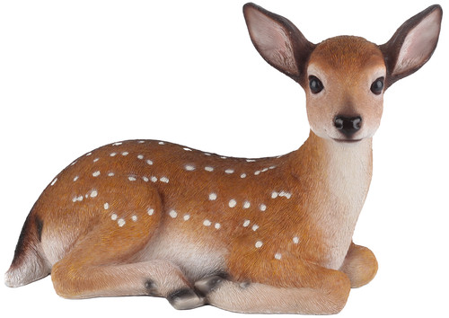 Laying deer ornament statue - ornament,