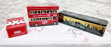 Tins Kit Kat Nestle Red Double Decker Bus 2018, After Eight 2017,  Oxo  1996