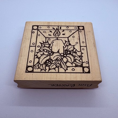 Botanical flowers wood rubber