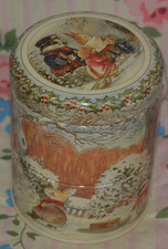 Peter Rabbit Retro Vintage Empty 2 Tier Stacking Tin 90's Marks & Spencer