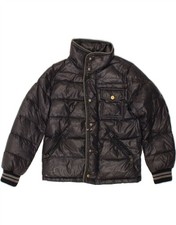 MONCLER Boys Padded Jacket 7-8 Years Navy Blue Nylon AG03