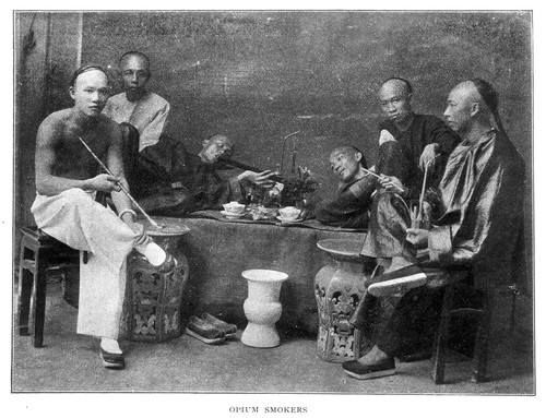 Chinese opium smokers 1890 - chinese,