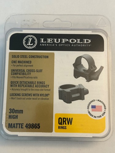 Leupold 49865 qrw ring set - leupold,