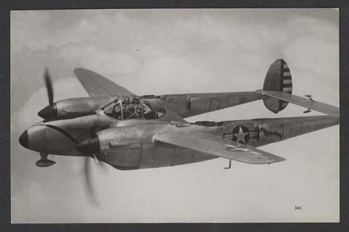 Wwii aircraft photo postcard - wwii,