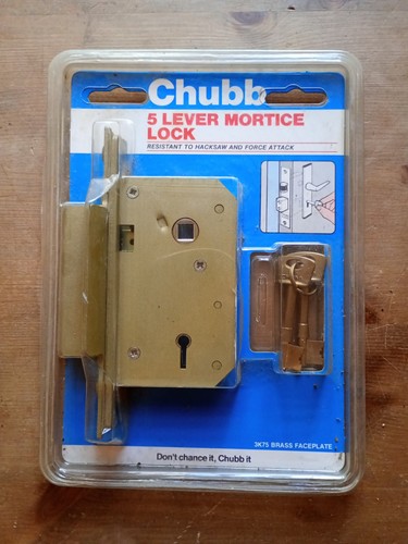 Vintage chubb lever - 5, mortice