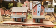 Metcalfe Models OO/HO Scale Built Kits Industrial Buildings x 2 See Photos Used