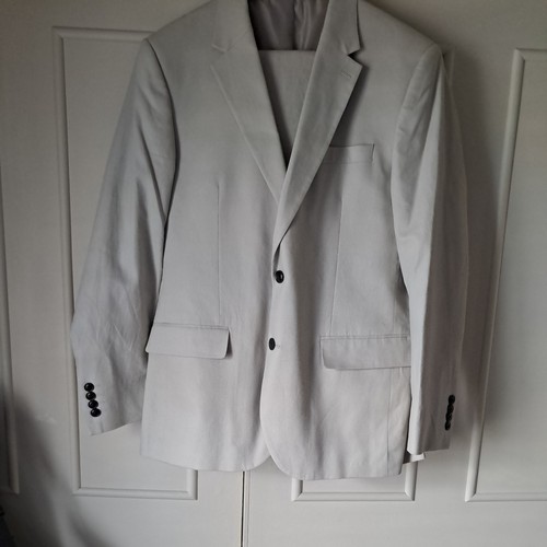 Gents cream cotton suit - gents,