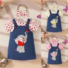 3PCS Newborn Baby Girls