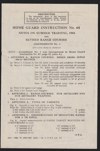 1944 home guard instruction - home,
