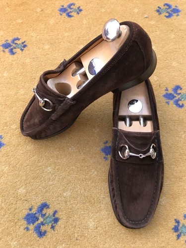 Gucci loafers shoes suede - loafers,