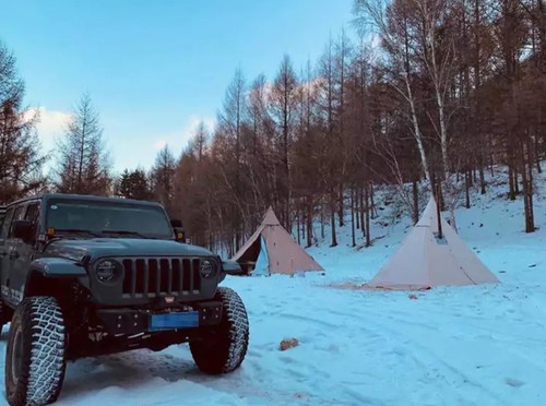 Two person winter tent - winter, with
