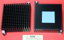 Finned Anodised Aluminium Heatsink  55 x 57 x 18mm Push-pin