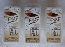 Partridge pike treble hooks (3 Packs size 10)