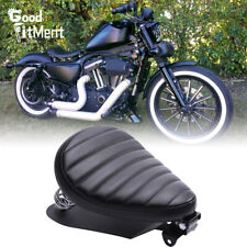 Black Motorcycle Solo Seat