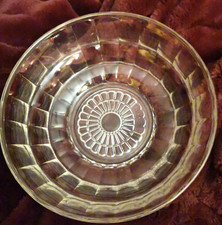 Vintage jacobean pressed glass - pressed,